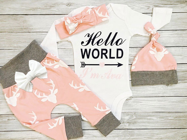 newborn girl coming home outfit winter