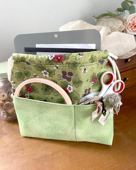 Green Floral Drawstring Bag Amazon.com: qbodp 4 Pcs Chinese Tradition Sachet Bag  main image 3