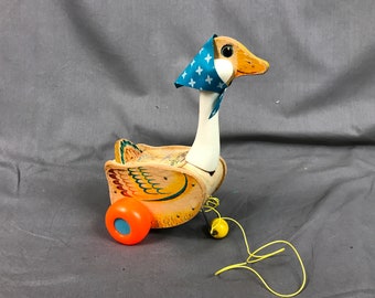 fisher price mother goose pull toy