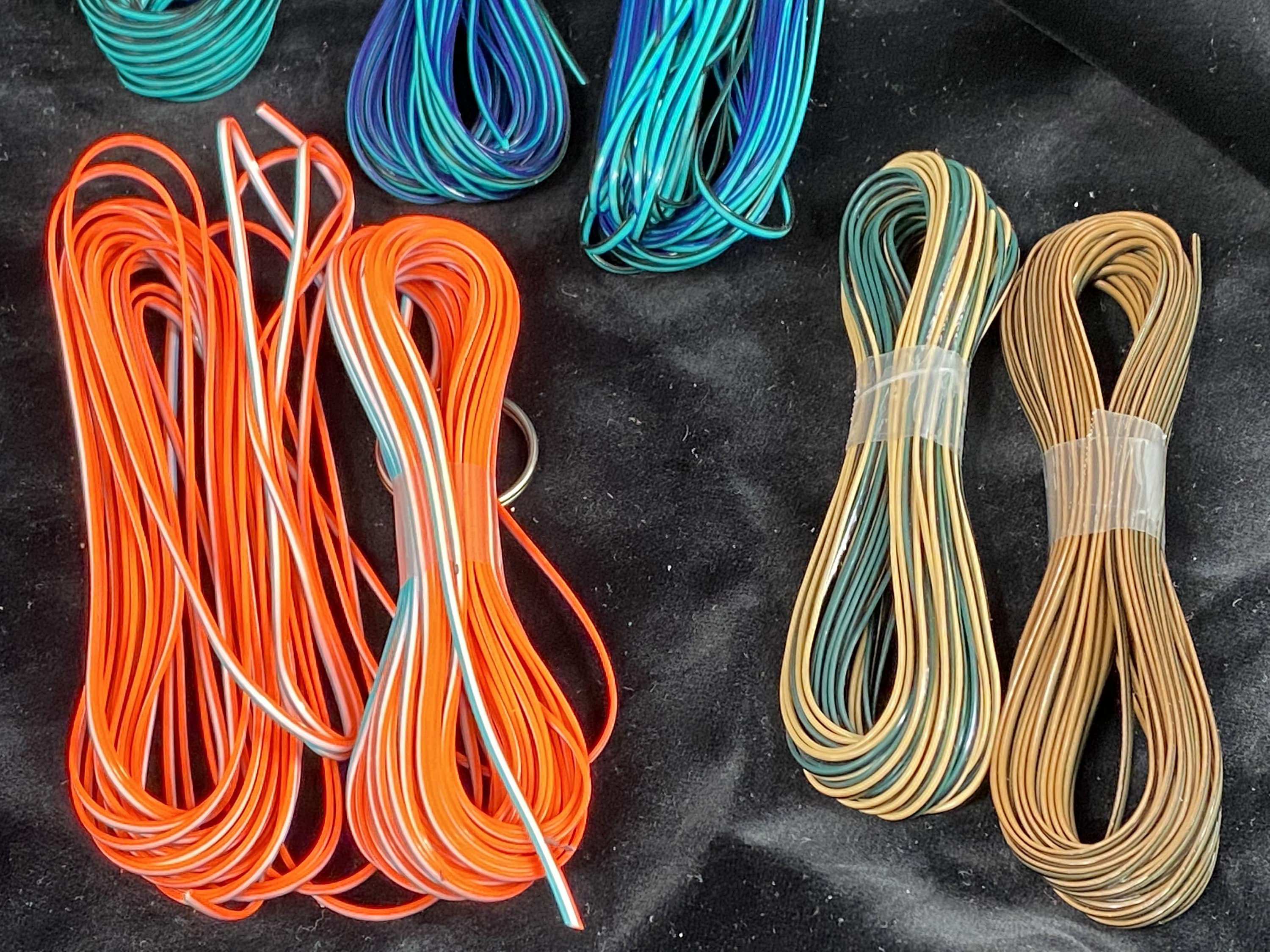 Lot of 15 Sting Plastic Gimp Lacing Cord for Bracelets or
