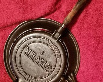 stover cast iron waffle maker
