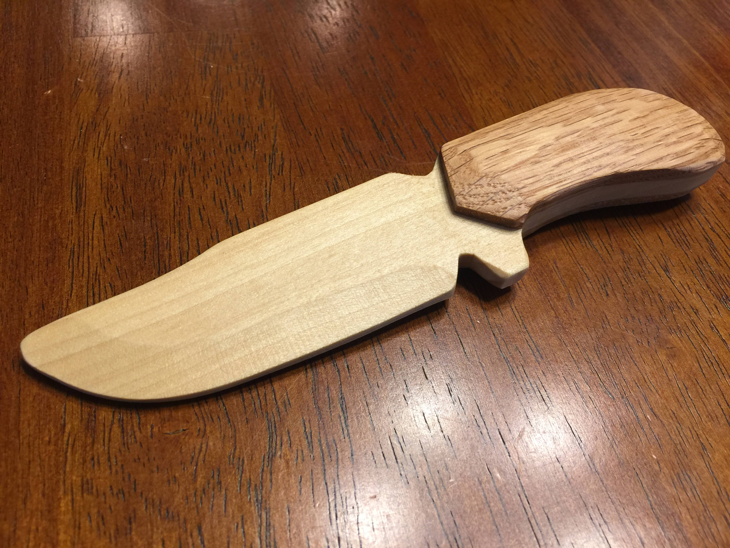 TOY HUNTING KNIFE made with real wood for kids for play Etsy