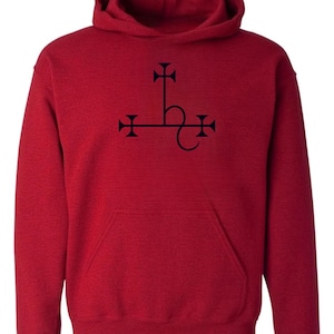 Lilith Sigil Hoodie: Dark Feminine Power Sweatshirt