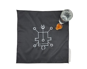 VASSAGO CONJURE CLOTH Altar Cloth Rituals Conjuring the Goetic Spirit Demons Sigil