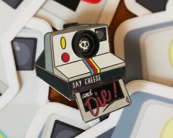 Say Cheese and Die! - Halloween - Goosebumps - Enamel Pin - 90s Nostalgia - 90s Kid