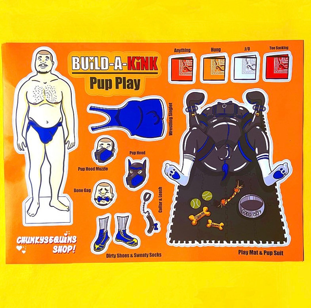 Build A Kink Magnet Sheet Pup Play Pup Hood Pup Pride Gay Pride Fetish paw-patrol-rescue-chase-paw-patrol-paw-patrol-cartoon-paw-patrol
