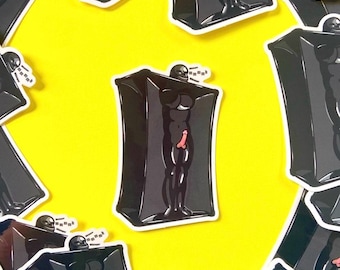 Rubber Tower! - Kink Sticker - Fetish Pride - Gay Sticker - Sleepsack - Heavy SM - Gay Male - Gimp - Rubber Fetish - Vinyl
