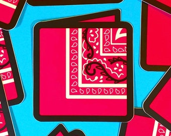 Flagging Fuchsia! - Kink Sticker - Fetish Pride - Gay Sticker - Flagging Sticker - Spanking - Lesbian - Pride Month - Hanky Code