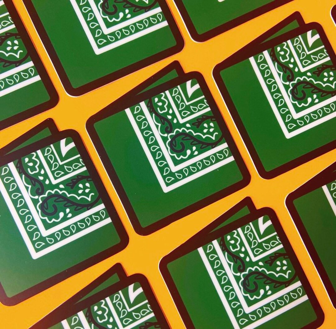 Flagging Hunter Green Kink Sticker Fetish Pride Gay Sticker Flagging