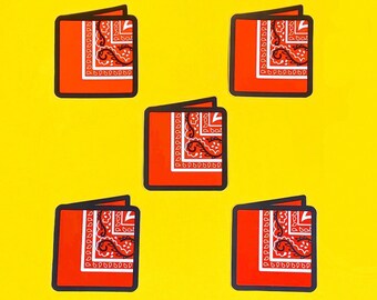 Flagging Orange! - Kink Sticker - Fetish Pride - Gay Sticker - Flagging Sticker - Anything Goes - Lesbian - Pride Month - Hanky Code