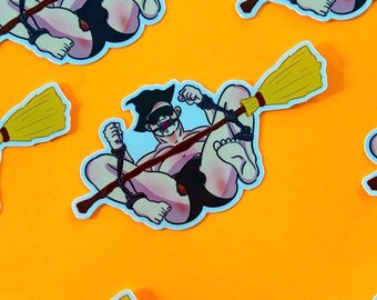 Cursed Sub! Halloween Sticker - Kink Sticker - Fetish Pride - Gay Sticker - Vinyl-  Sticker - Shibari - BDSM - Ropework - Witchcraft