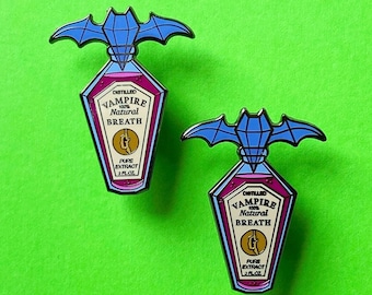 Vampire Breath! Goosebumps Enamel Pin- Goosebumps Books - R.L Stein - Halloween - 90s Nostalgia - 90s Kid - Metal Clutch - Spooky Pin