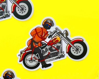 Biker Bondage Cowboy! Valentine’s Gram - Kink Sticker - Fetish Pride - Gay Sticker - Valentine’s Day Sticker - Shibari - BDSM - Ropework