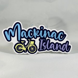 906 - Mackinac Island, MI - Michigan - Oval Area Code Sticker-418965
