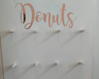 Large 5”— 15” DONUTS Word Vinyl Decal