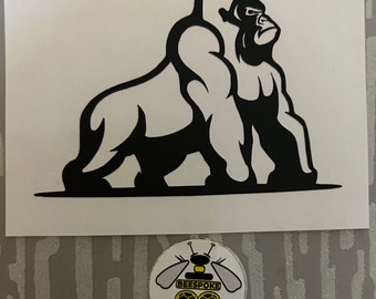 Gorilla-vinylsticker.