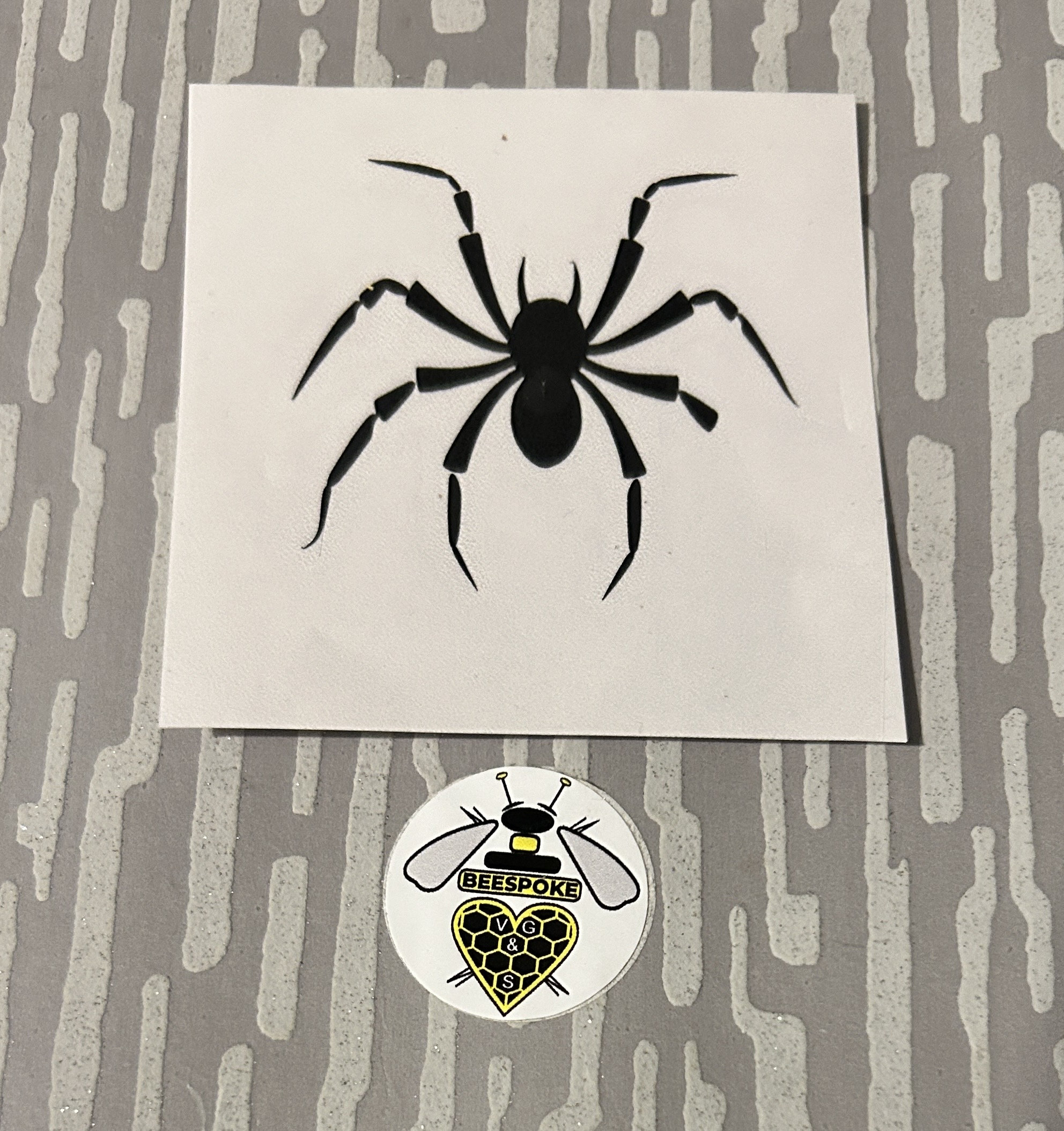 Sticker Spider Rectangular Spider- Vinyl Decal - Etsy