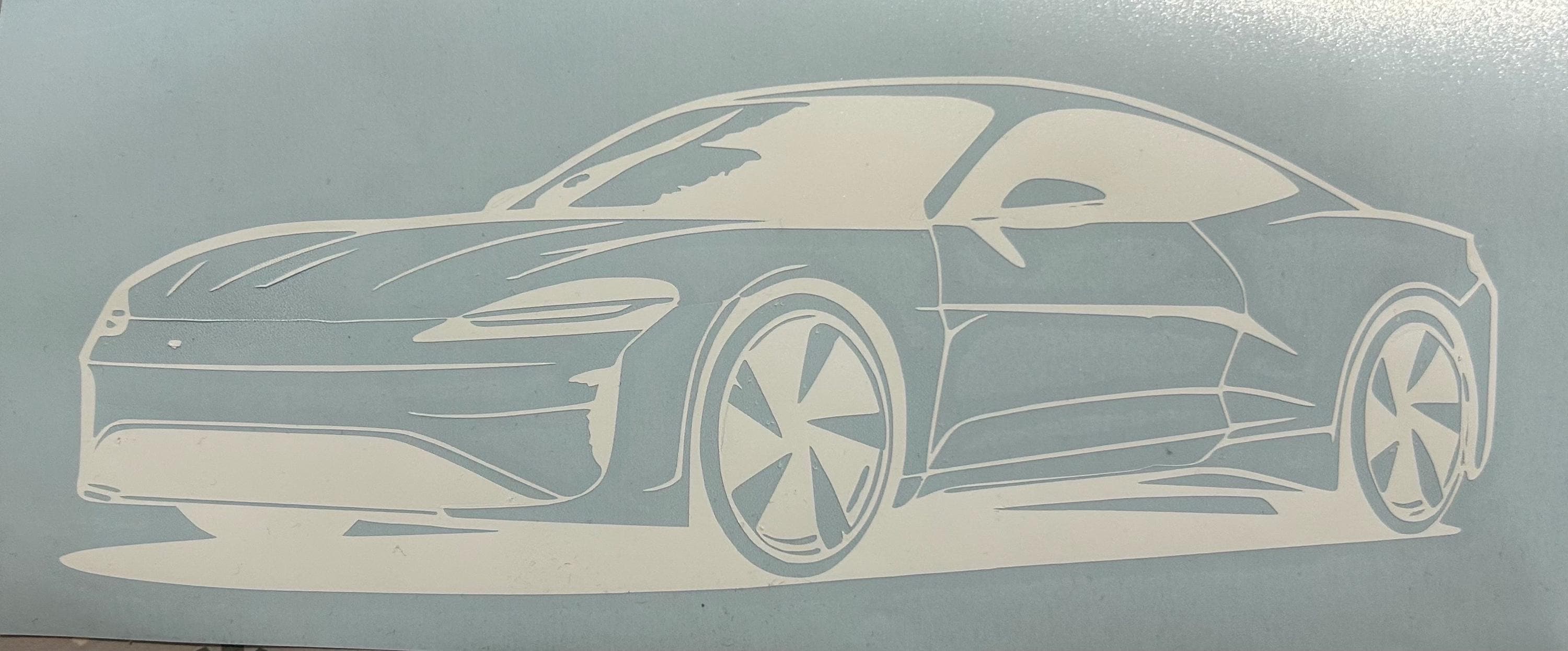 Sports Car No-1 - Vinyl Decal - Etsy