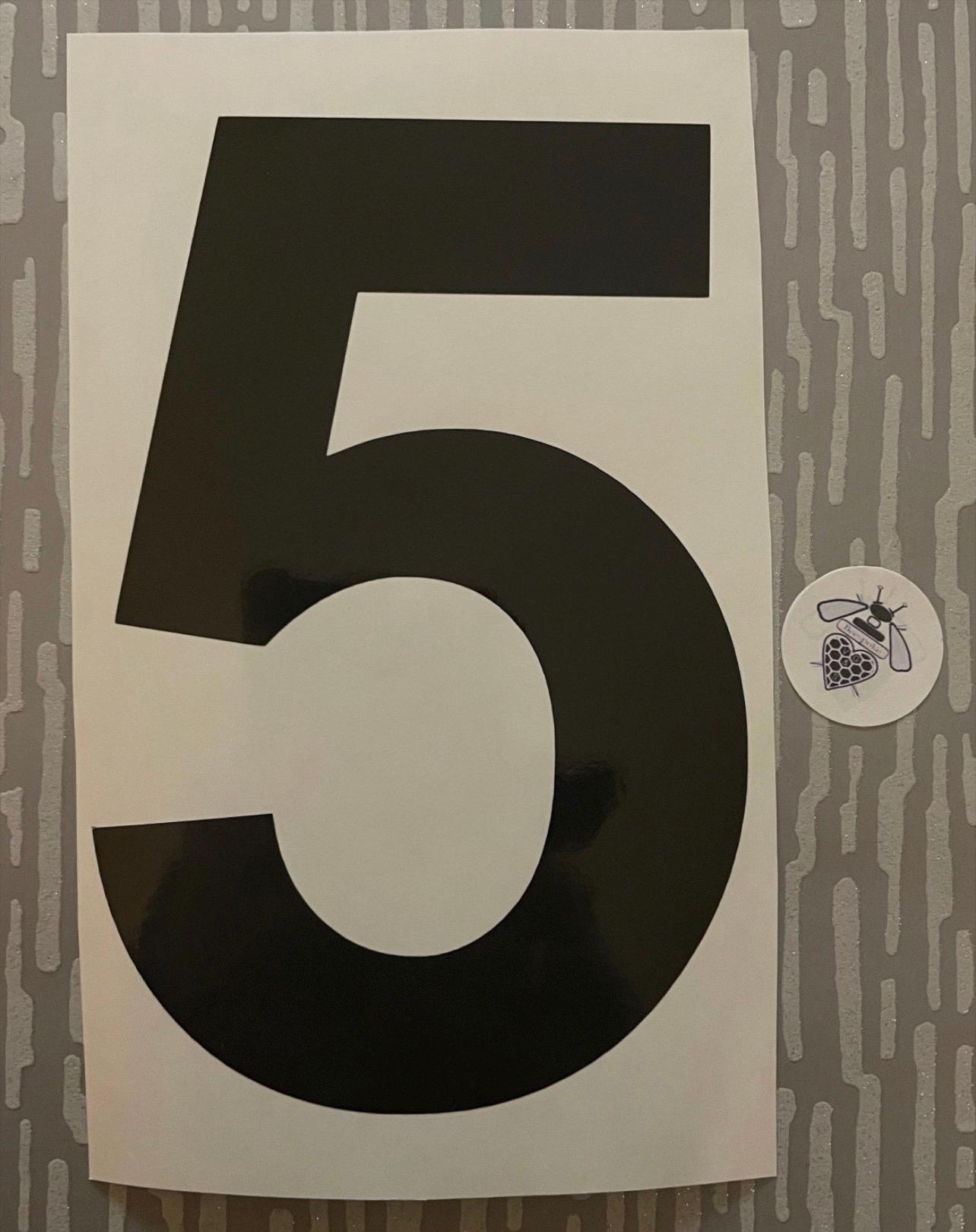 10” High Single Number Vinyl Decals - Etsy UK