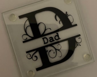 DAD/Grandad Glass Coaster.