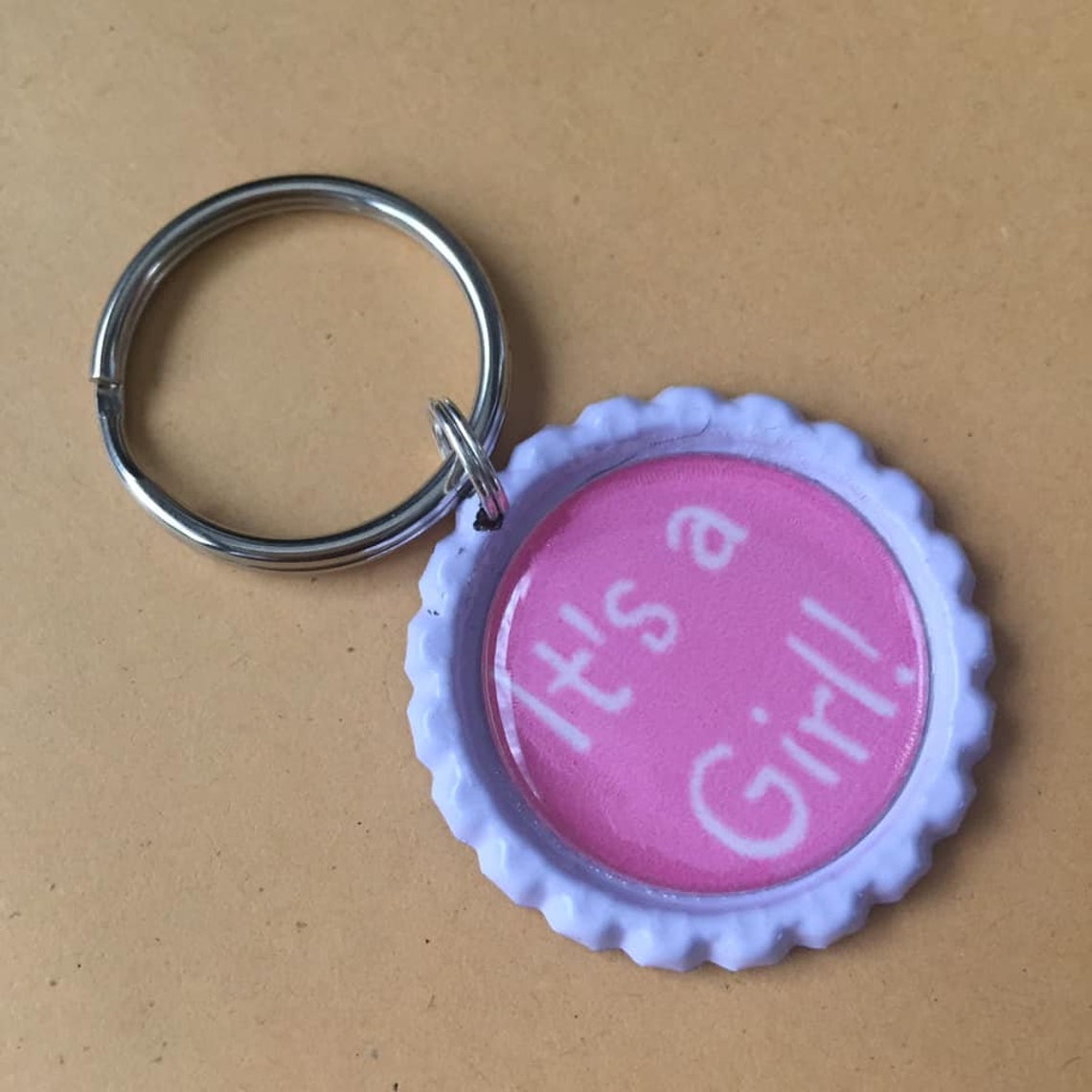 Key RingITS A GIRL2 Made By Us Etsy