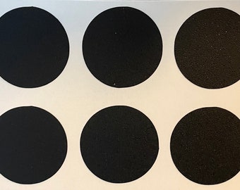 1” -2” & 1.5” Round Labels Blackboard Vinyl Decals. Buy 3 Get 1 Free!