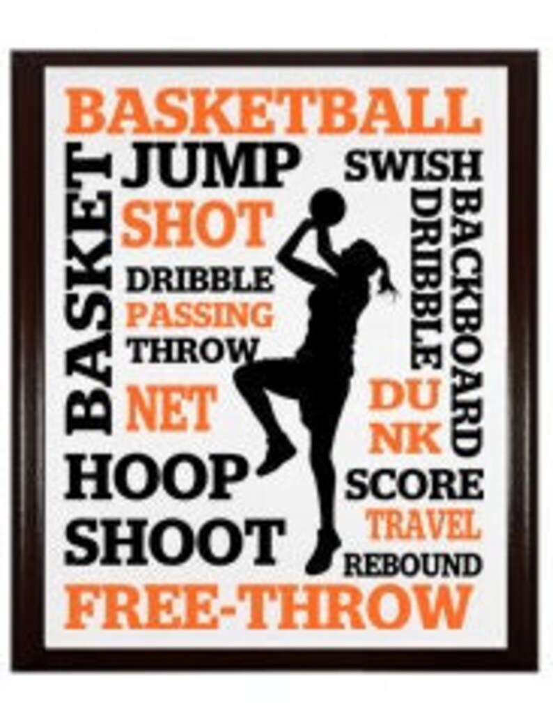 Basketball Term Plaques image 5