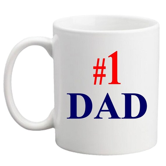number one dad mug