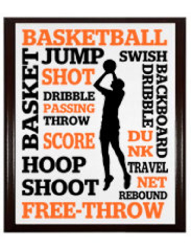 Basketball Term Plaques image 6