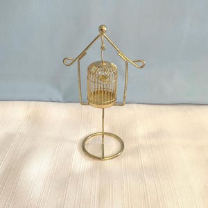 Vintage Bird Cage with Stand