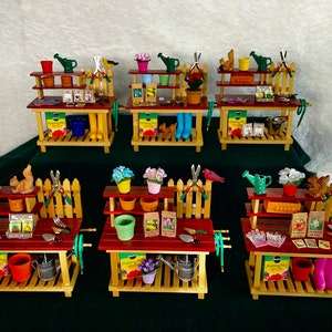 1:12 Scale Dollhouse Miniature Garden Work Bench