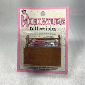Miniature Toolbox with Tools