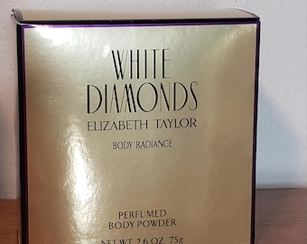 Vintage Elizabeth Taylor White Diamonds Powder