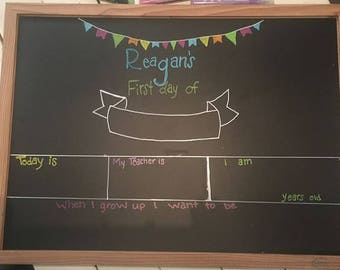 Picture Perfect Chalkboard