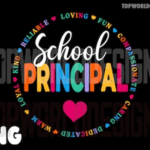 Principal png, Back to School png, School png, Kids png, Teacher png, Teacher shirt, png Designs Sublimation, digital Download