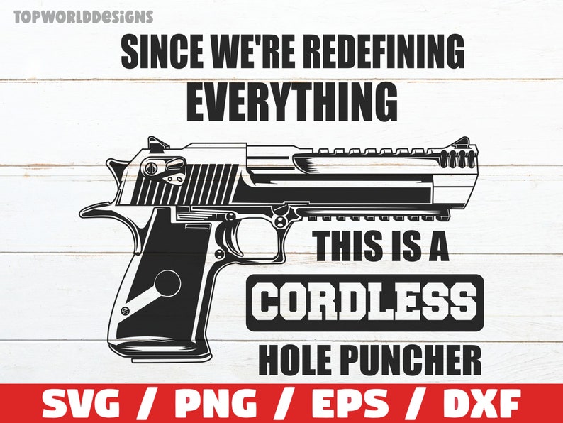 Since We're Redefining Everything Cordless Hole Puncher Etsy