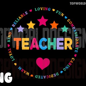 diseño de sublimación PNG de maestro, vida del maestro, regalo de maestros, diseño escolar, regreso a la escuela, camisa de maestro, descarga digital