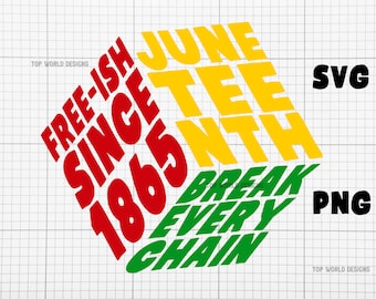 Juneteenth SVG, Black History SVG, Black Power SVG, Black woman Gifts Svg, Since 1865 Svg, Digital Download Cut files for Circut Sublimation
