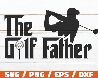 Il papà del golf, golf, golf, festa del papà, SVG, HTV, regali di golf per gli uomini, Silhouette, camicia happy father's day, download digitale