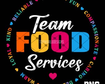 Team Food Services png, Cafeteria Squad, Cafeteria Team, Cafeteria Staff, Lunch Lady, Cafeteria Worker, Dietary Team, Print Ready Files