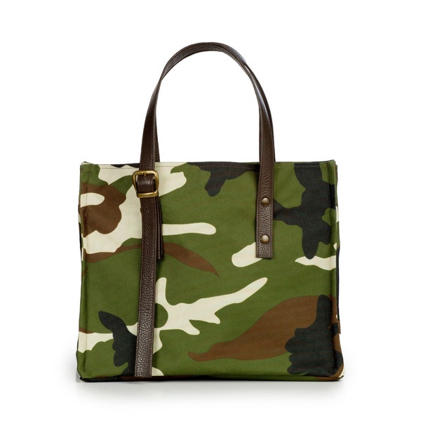Camo Tote Bag Etsy