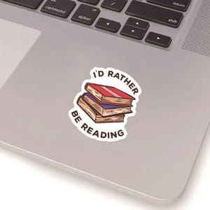 Leesboek Engels stickerspakket: waterdichte vinylstickers voor laptops, fietsen, gitaren en skateboards | Verkrijgbaar in 10, 30, 50 en 100 stuks