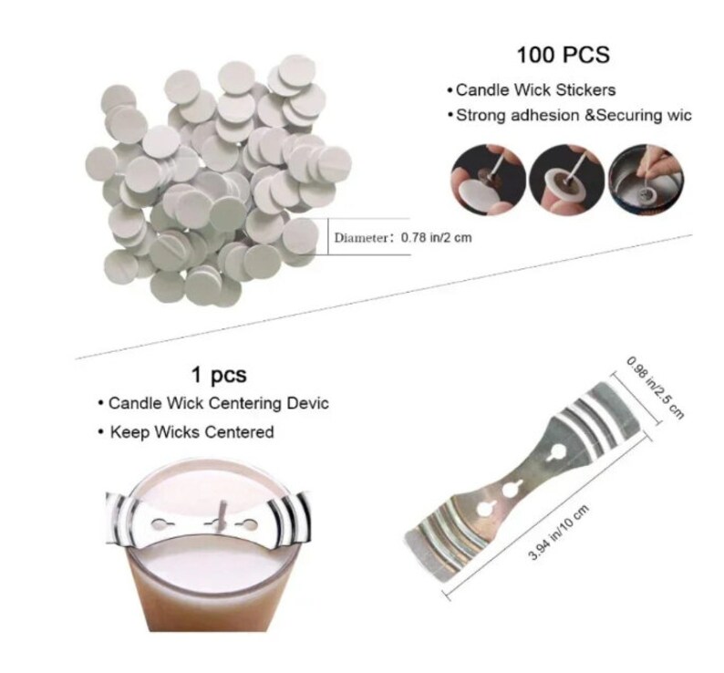 105-Piece Candle Making Kit - Eco-Friendly Soy Wax, Smokeless Wicks, Wood & Cotton Cores - Scented Home Craft Accessories image 3