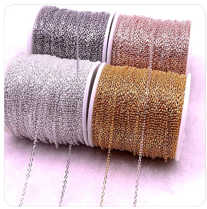 5 Yards High-quality Chains for Jewelry Making | 5 Yards Durable and ...