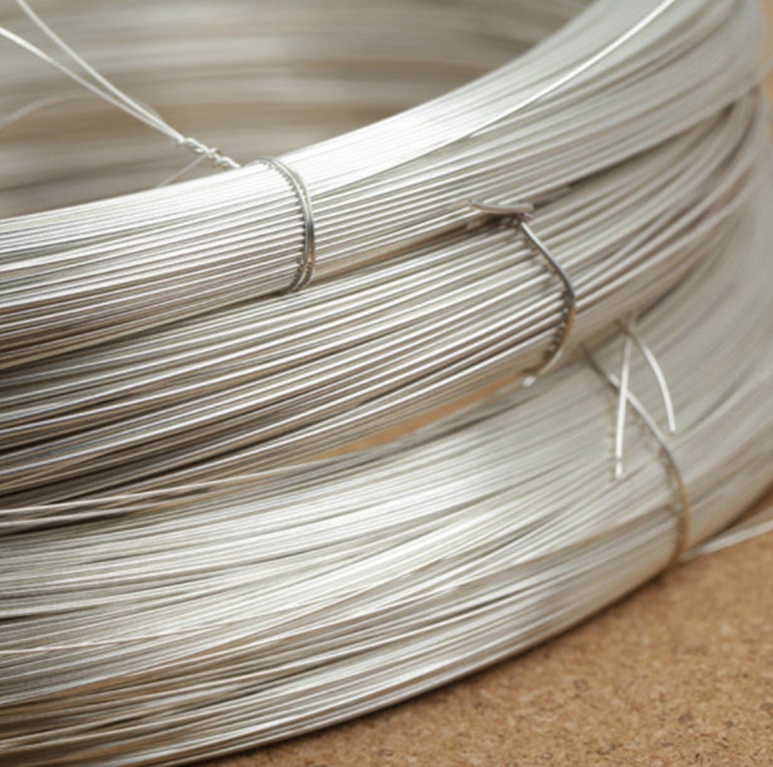 50 Cm Sterling Silber Draht (0,4 Mm) – Halbrund, Halbstarr Für Schmuckherstellung