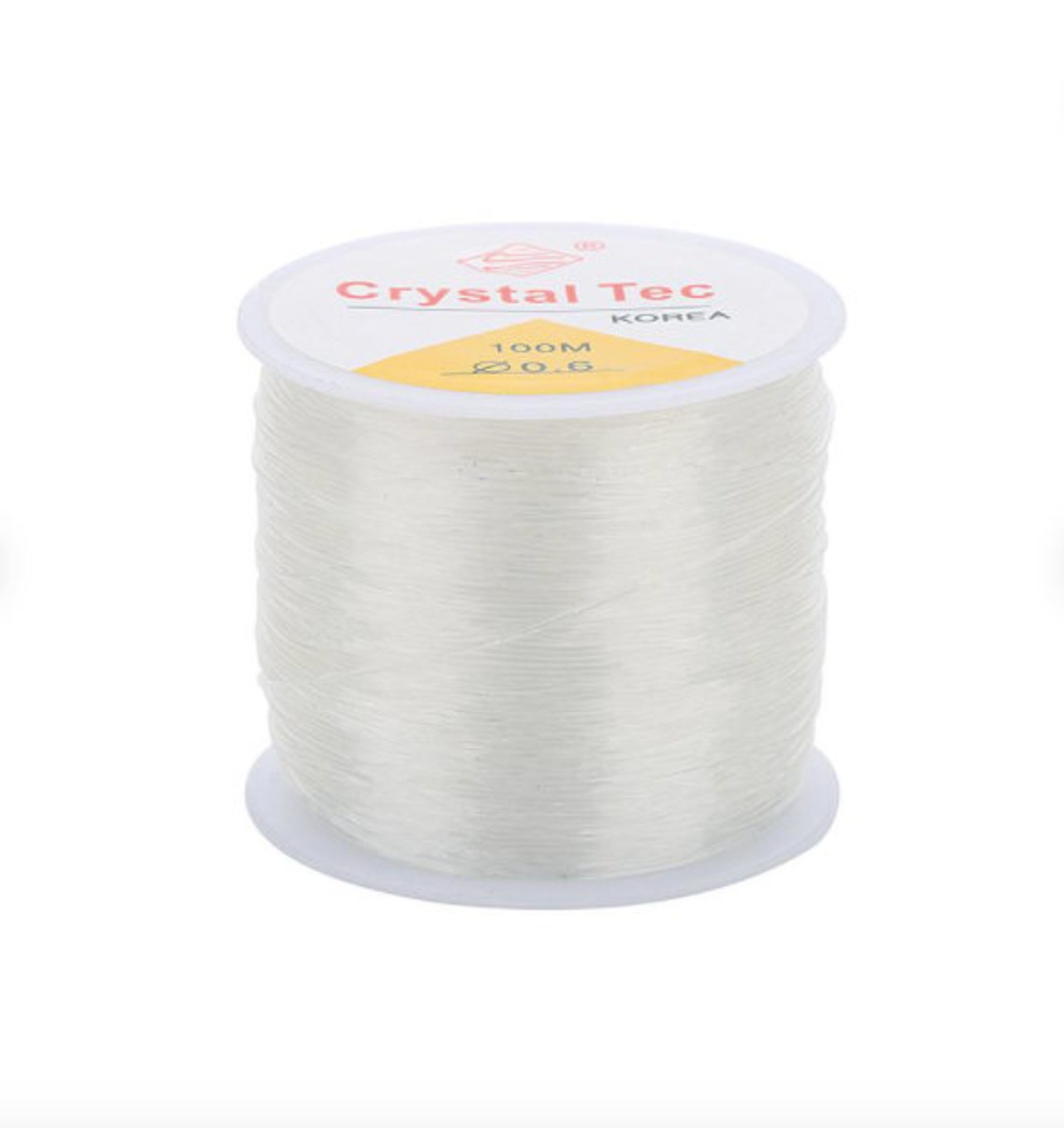 100M Elastic Round Strong Beading Clear Crystal Stretchy Etsy