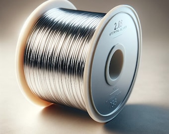 Flexible 925 Sterling Silver Wire for Jewelry Making - Tarnish Resistant Silver Coil, 1m - Multiple Gauges (0.3mm to 1.2mm)