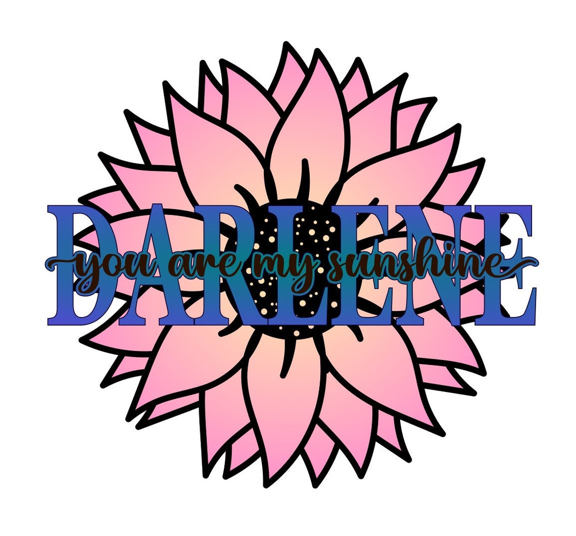 Free Free Sunflower Name Svg 557 SVG PNG EPS DXF File