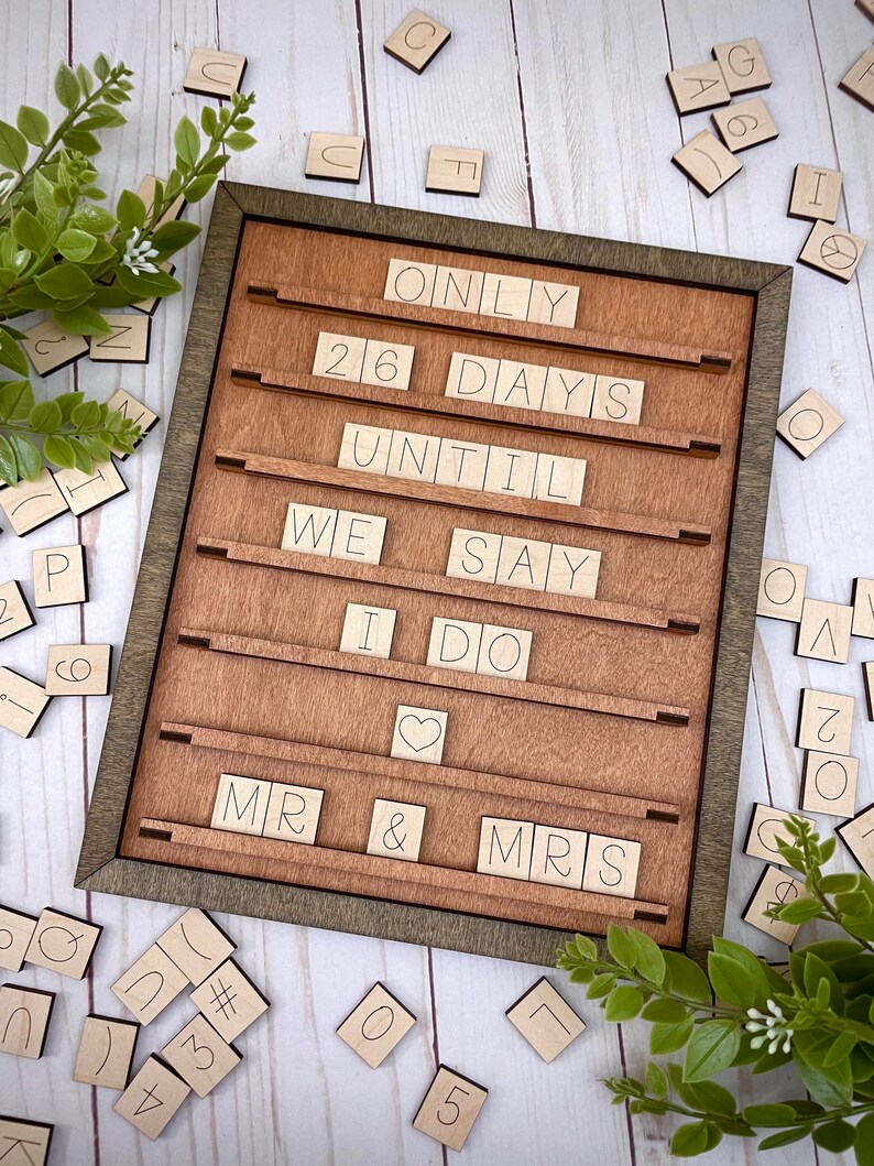 Message Board / Letter Board Stand and 72 Different Tiles Etsy