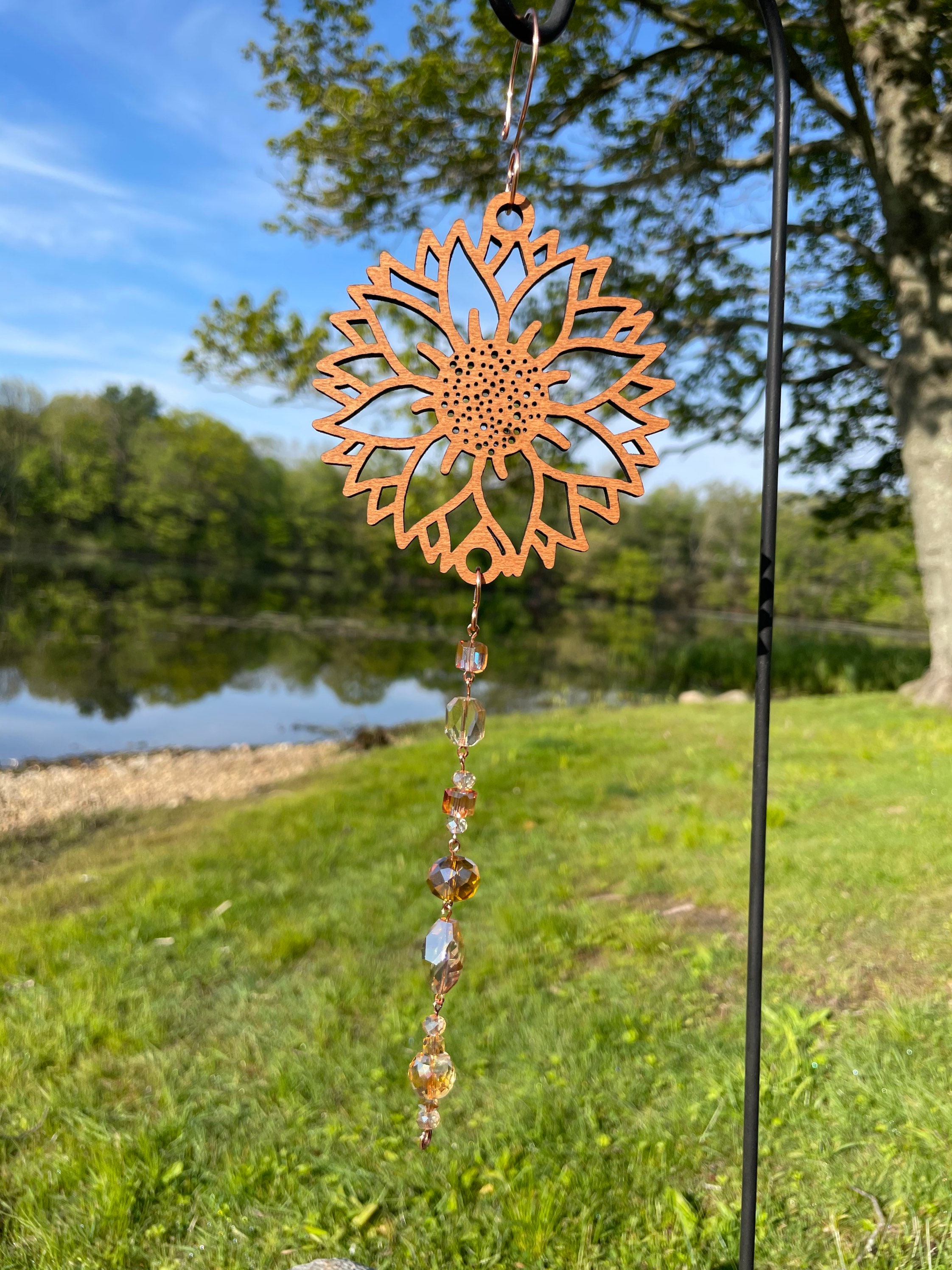 SUNFLOWER Set of 8 Suncatcher SVG DXF Cut File Sun Catcher Car Etsy